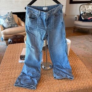 PacSun Women's Flare Jeans in Light Blue